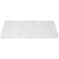 Shower Niche Shelf Italian White Carrara Marble Honed Stone Tile Matte Finish 